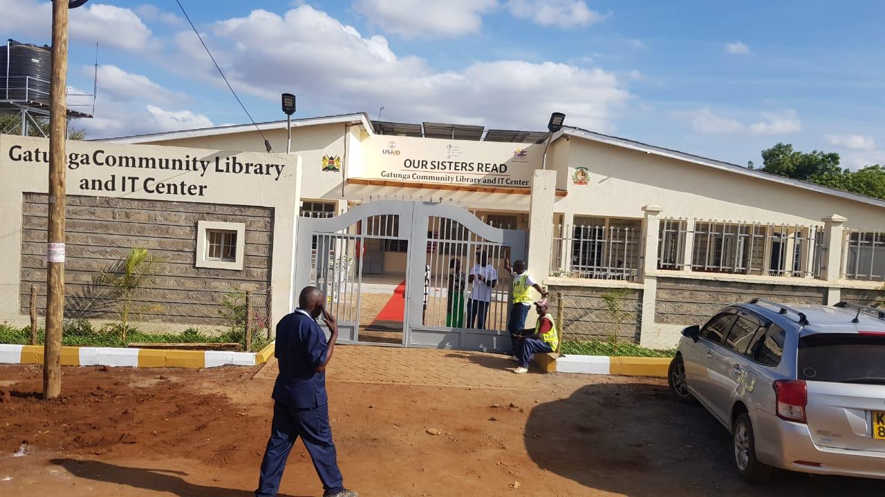 Tharaka Nithi residents celebrate opening of new library, ICT centre