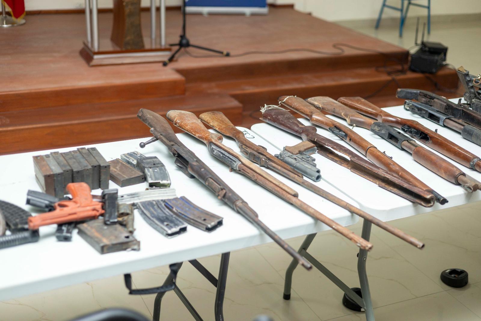 Several weapons recovered after 20 Haiti gang members killed