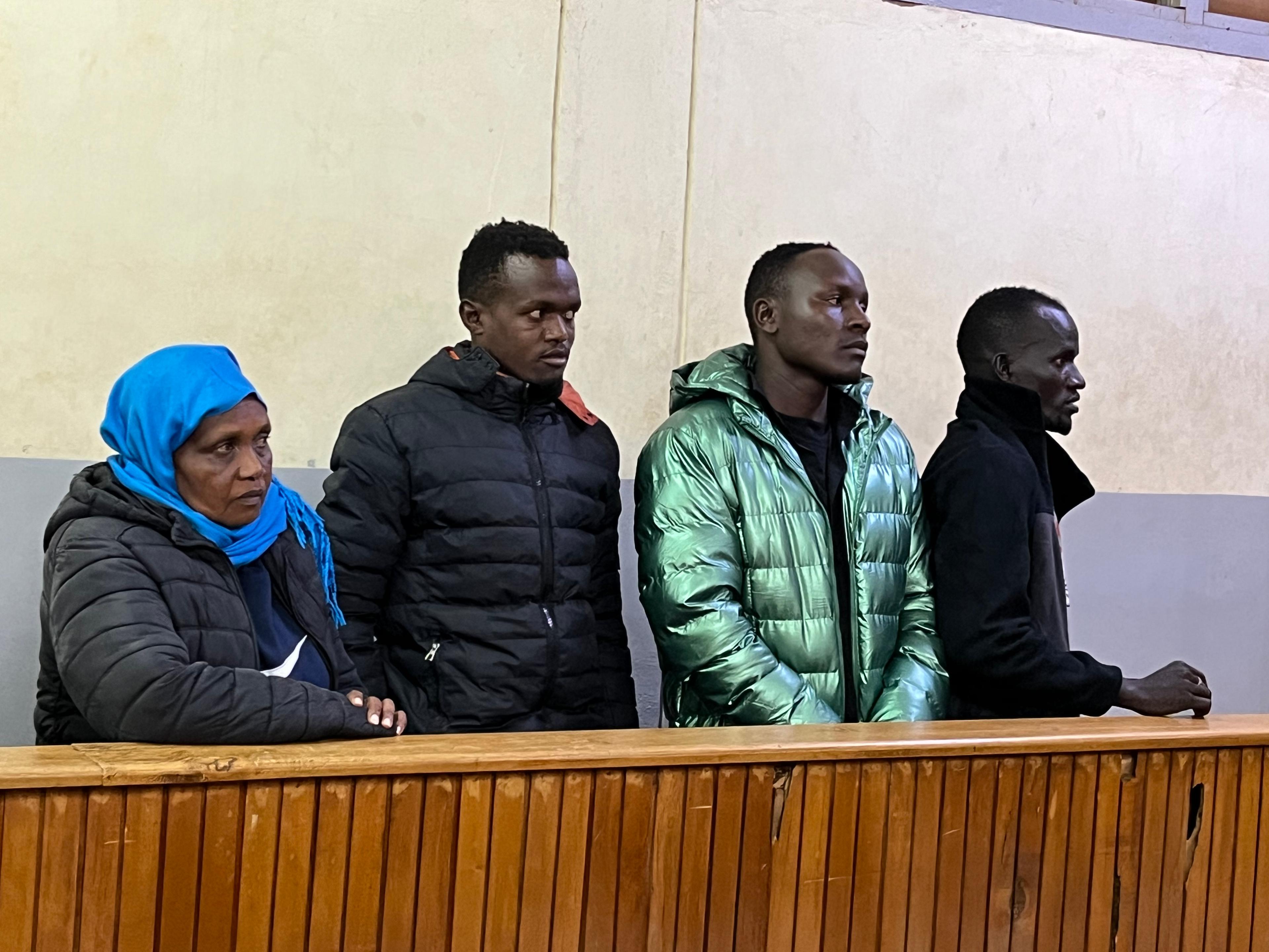 Murdered athlete Kandie's wife among 4 suspects arraigned in Eldoret