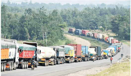 Truck drivers protest levy imposed on long distance vehicles in Malaba