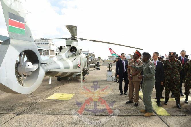 KDF receives refurbished choppers from Chinese firm