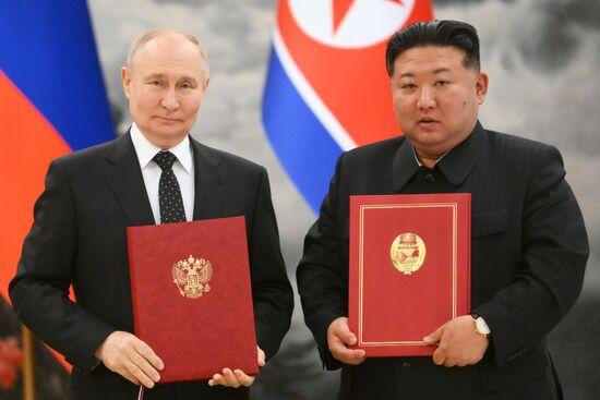 North Korea ratifies treaty on strategic partnership with Russia