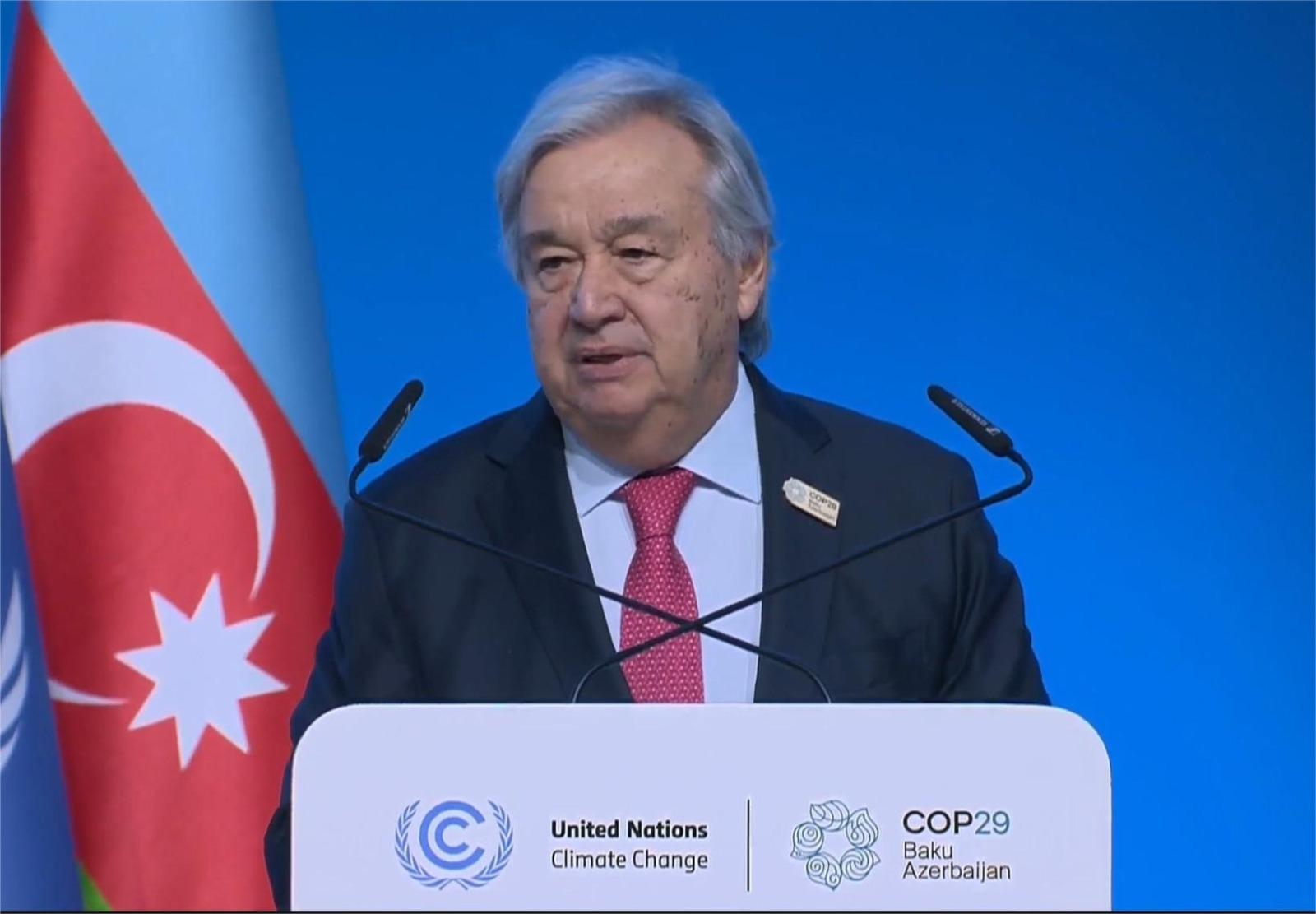 Guterres to COP29: Time is not on our side