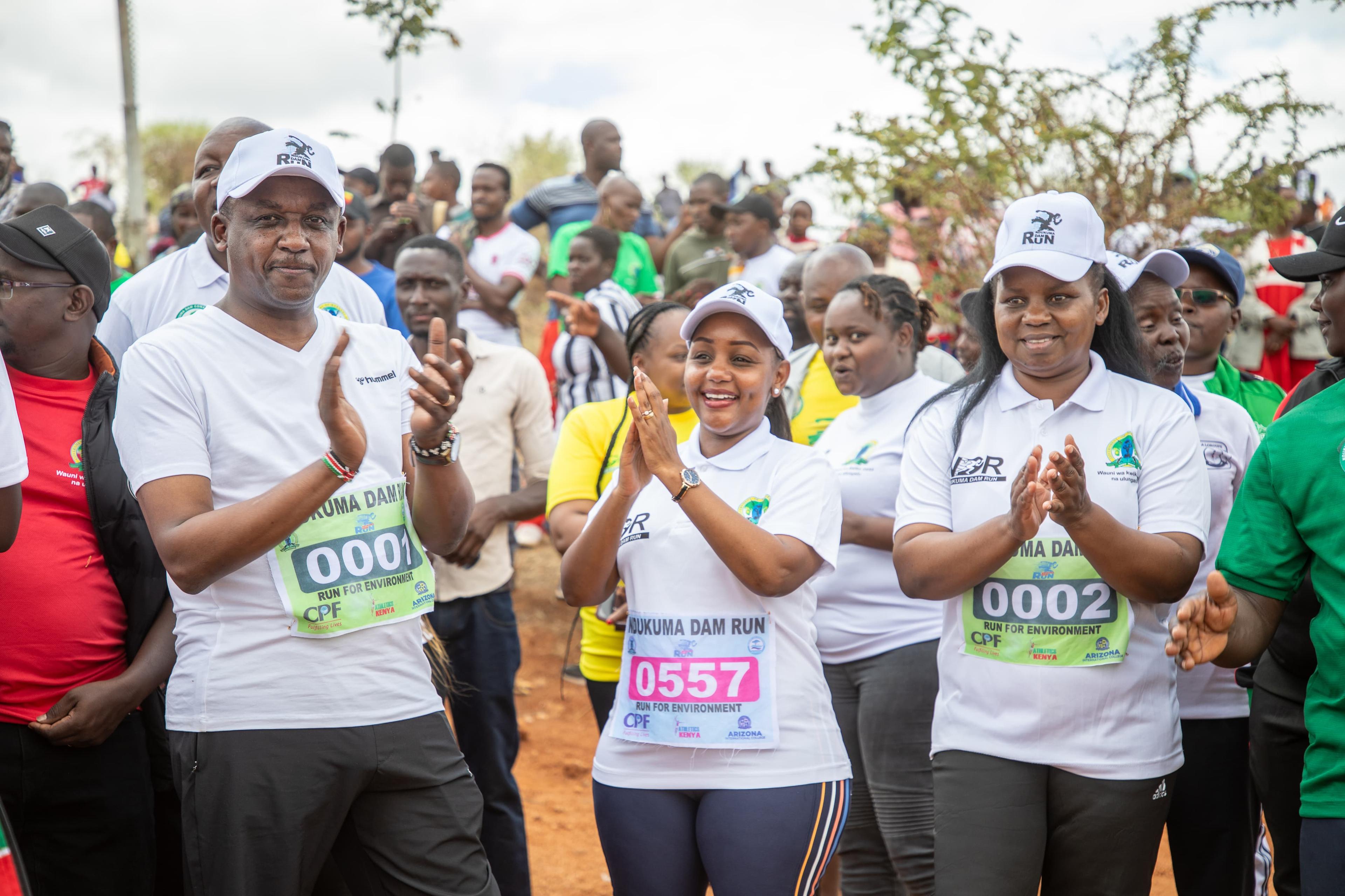 Mutula graces Ndukuma Earth dam run, calls water reservoirs protection