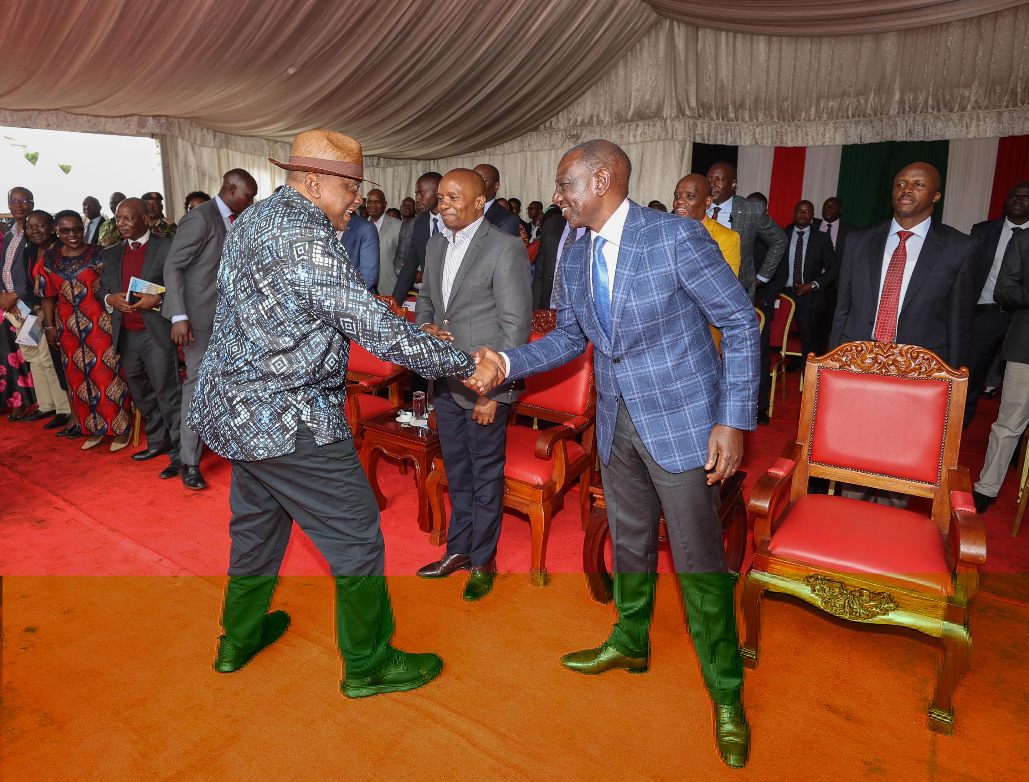 Uhuru joins Ruto, Gachagua in Embu church event