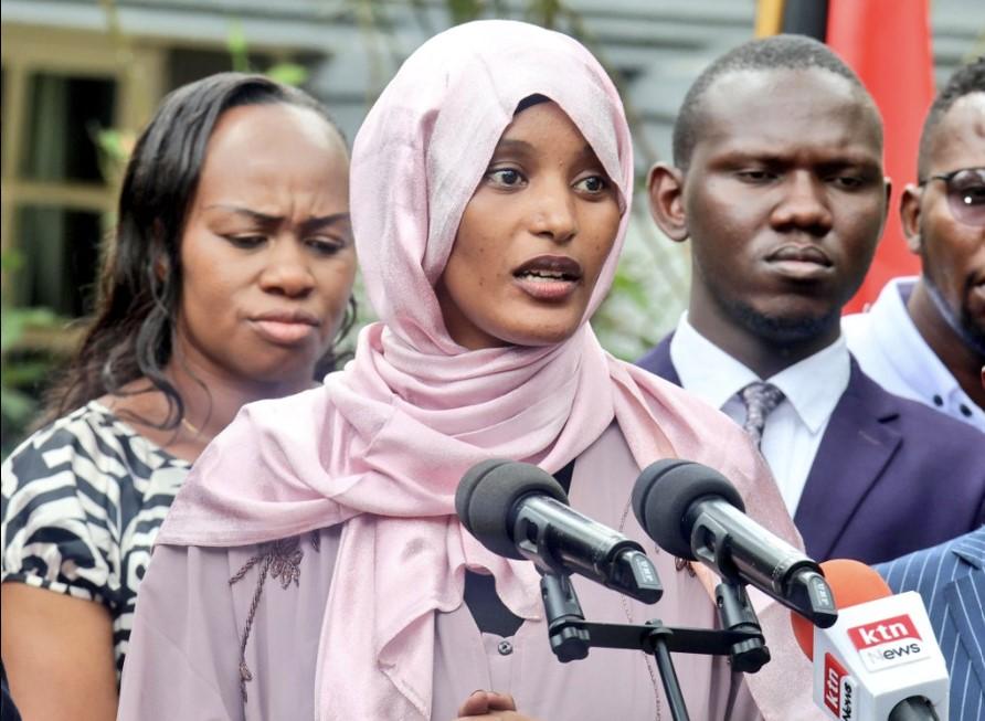 Activist Hanifa denies joining Kalonzo’s party