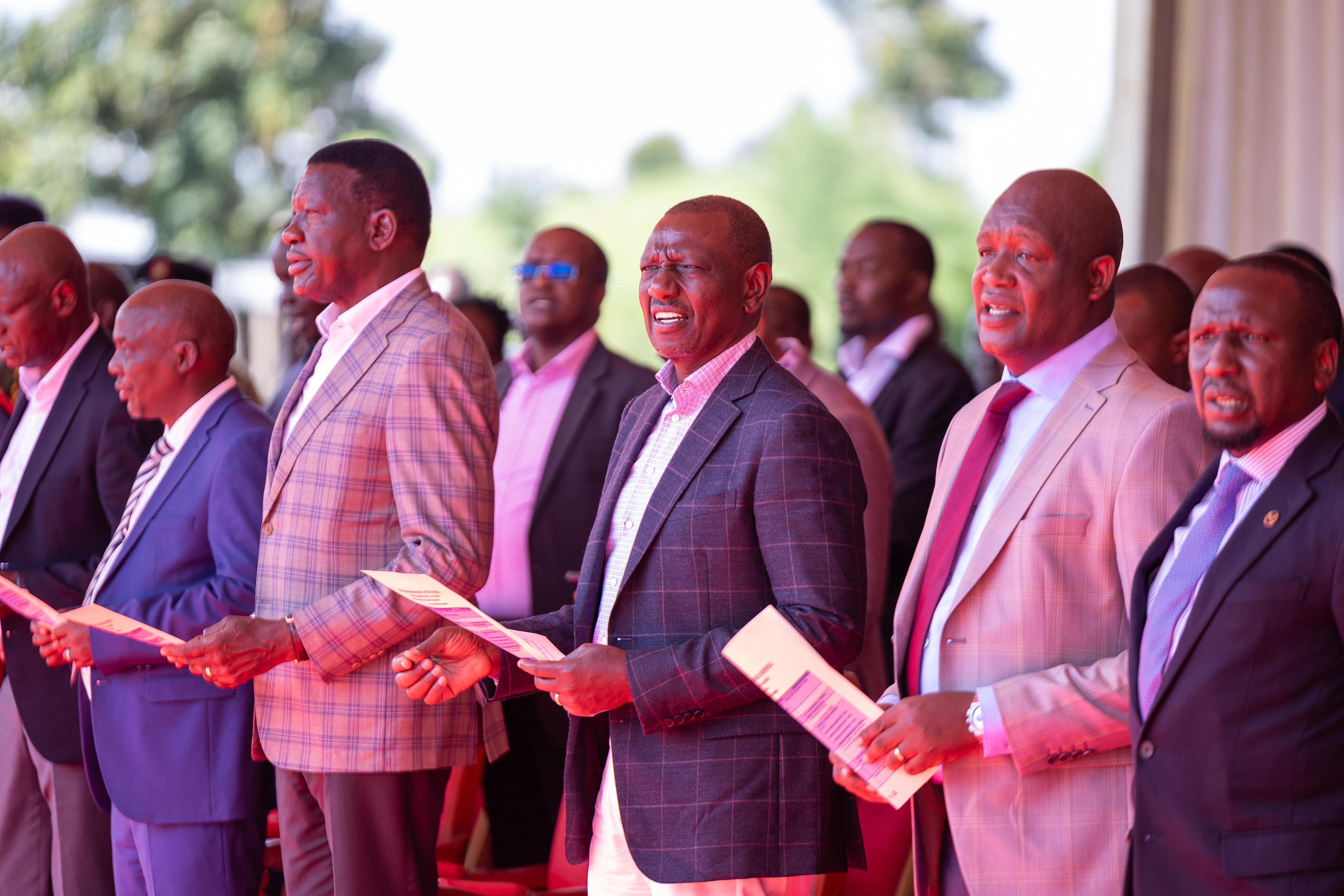 Ugomvi haina maana! Ruto urges leaders to end divisions