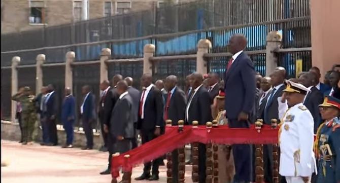 Ruto arrives at Parliament for State of Nation address