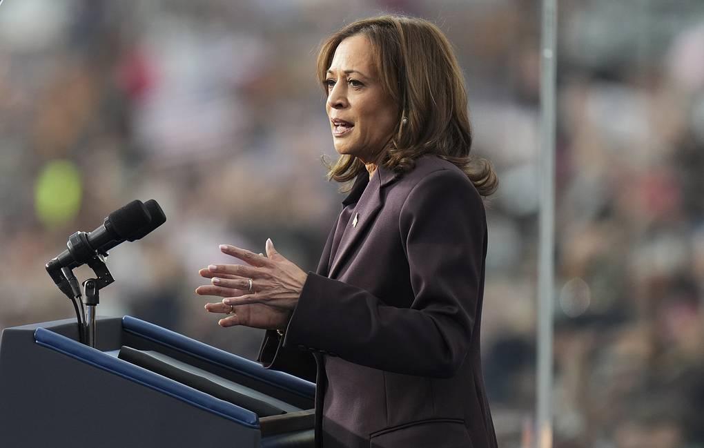 Harris calls on Democrats to accept election results