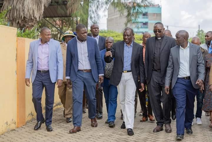 Ruto at Soweto church as Gachagua worships in Kajiado