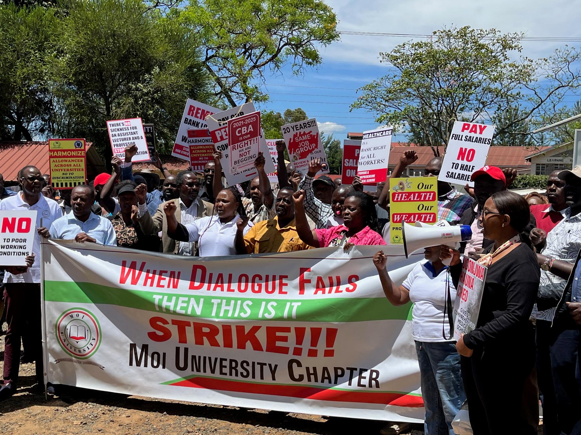 Deal reached between lecturers' unions and Moi University