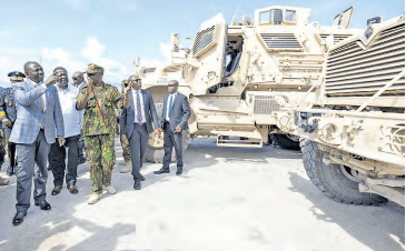 US delivers armoured personnel carriers to Kenyan forces in Haiti