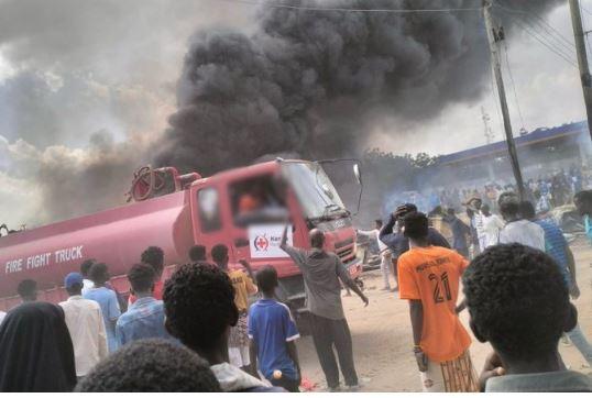 Fire breaks out at Hagadera market in Fafi, Garissa