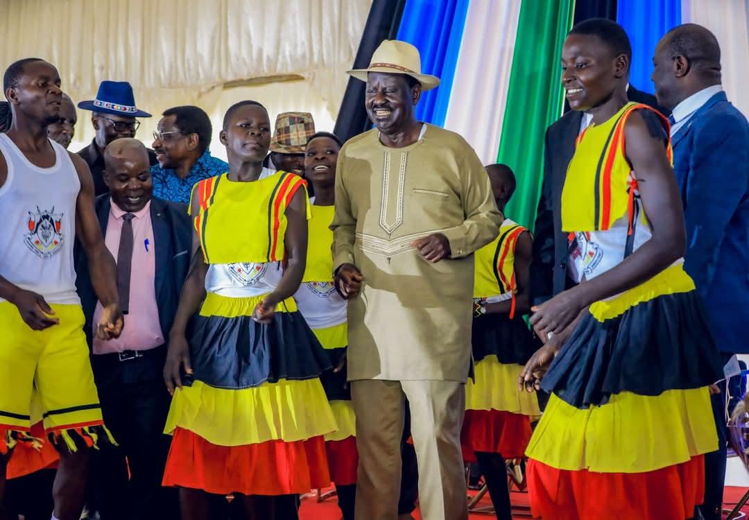 [PHOTOS] Raila officially opens 3-day Piny Luo Festival in Siaya