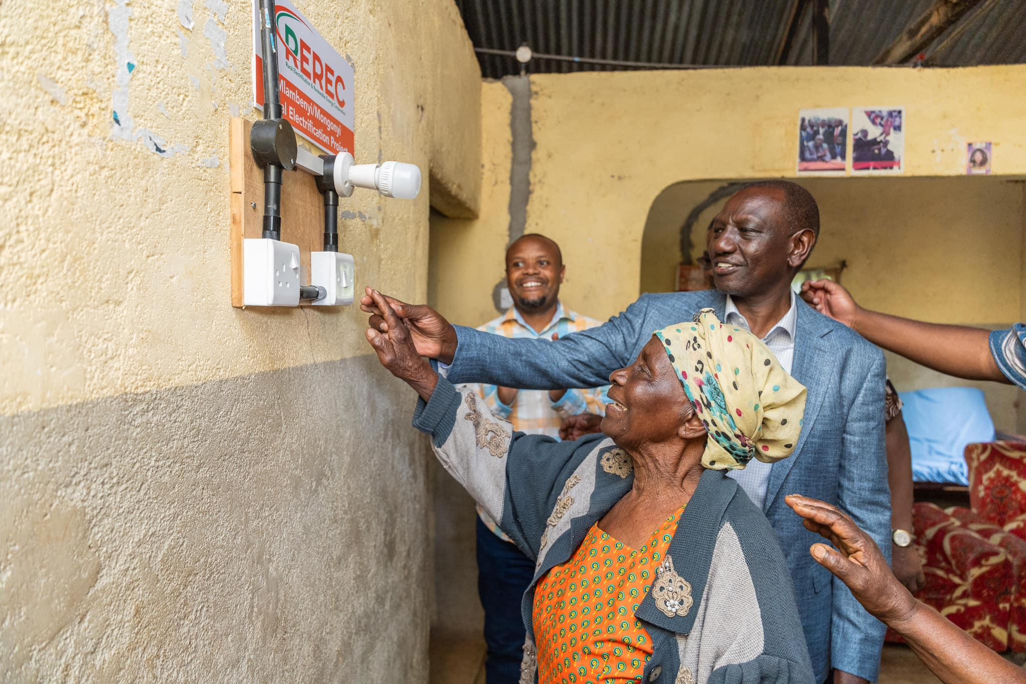 Joy as Ruto connects power to home of elderly Taita Taveta woman