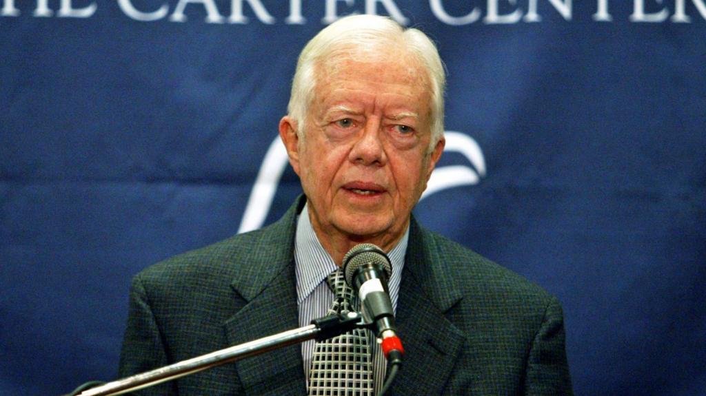 Biden and Trump lead tributes to Jimmy Carter after death