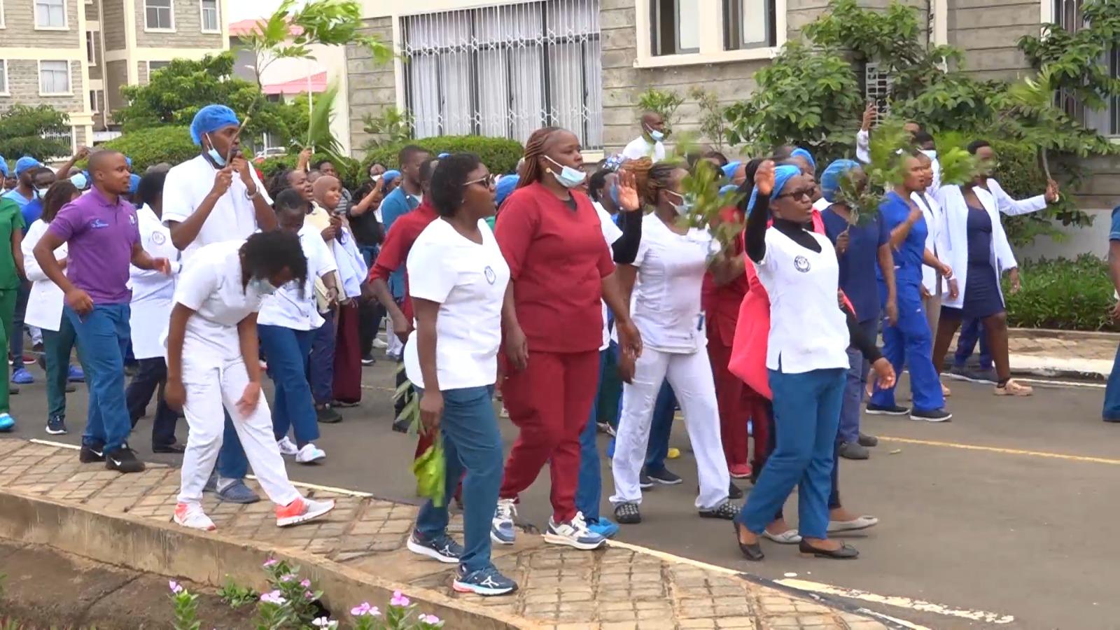 Services at KU Hospital affected as staff strike