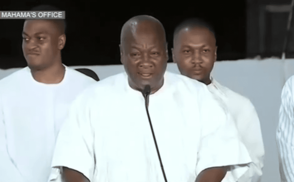 John Mahama promises new start for Ghana