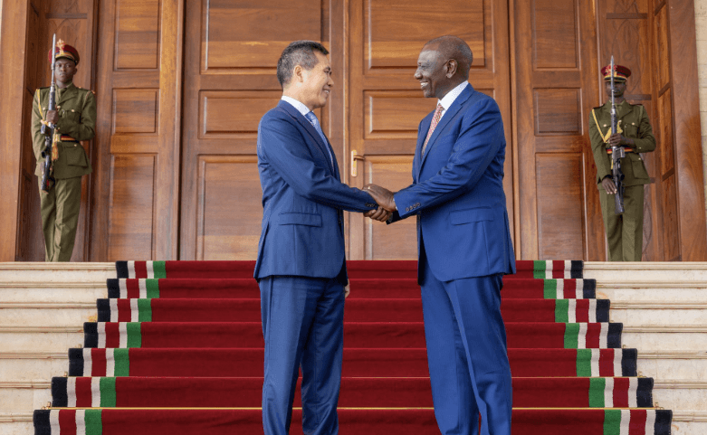 Ruto bids farewell to outgoing Chinese envoy