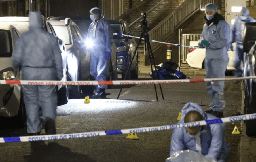 Woman killed and two injured in London shooting.