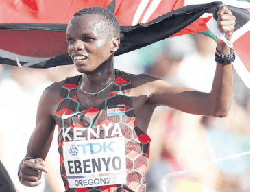 10,000m silver medallist Ebenyo on a mission to claim first gold in Tokyo worlds