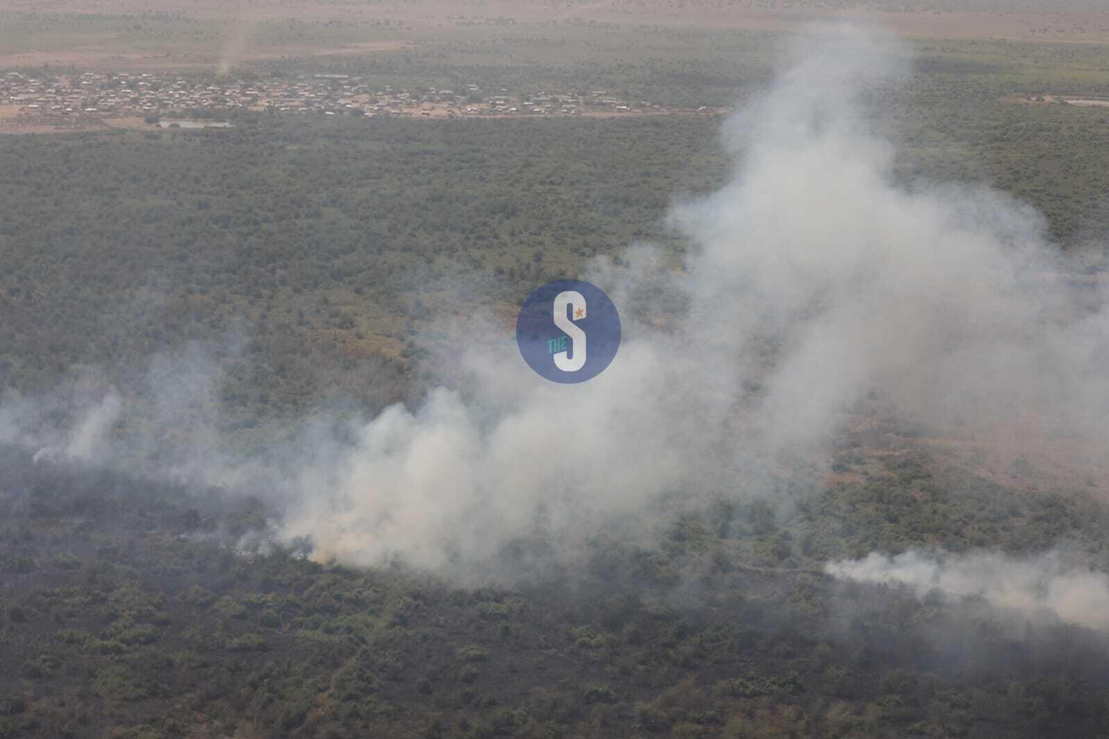 [PHOTOS] Part of Isiolo engulfed as wildfire rage on