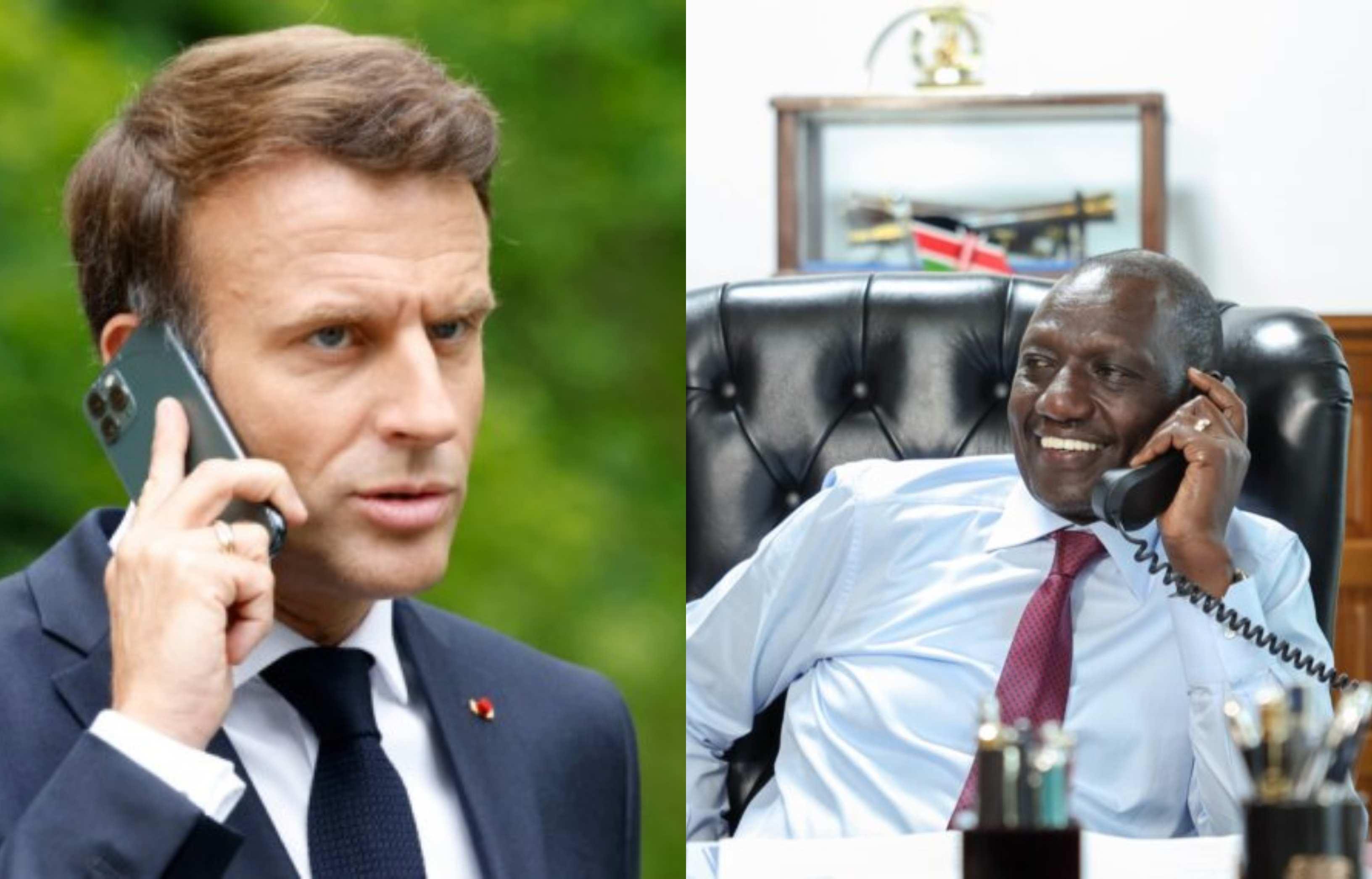 DR Congo crisis: Ruto speaks to Macron