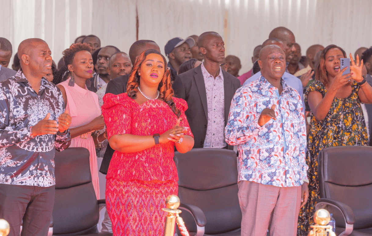 [PHOTOS] Gachagua attends service at PCEA Emmanuel Matanya in Laikipia