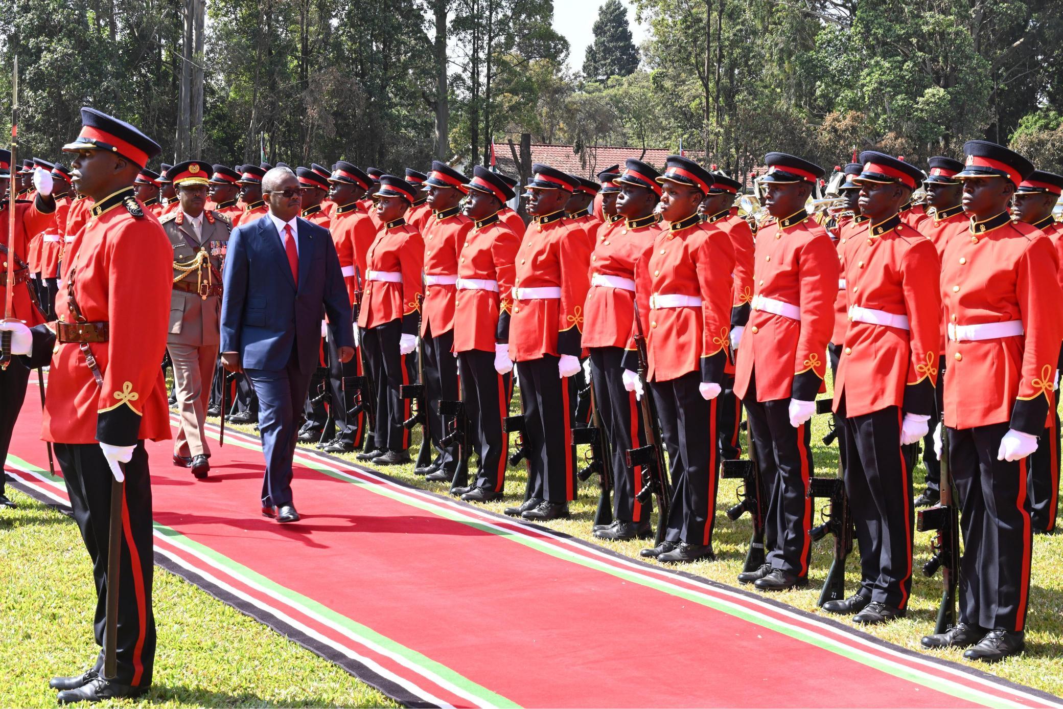 Guinea Bissau President Embaló accorded 21-gun salute