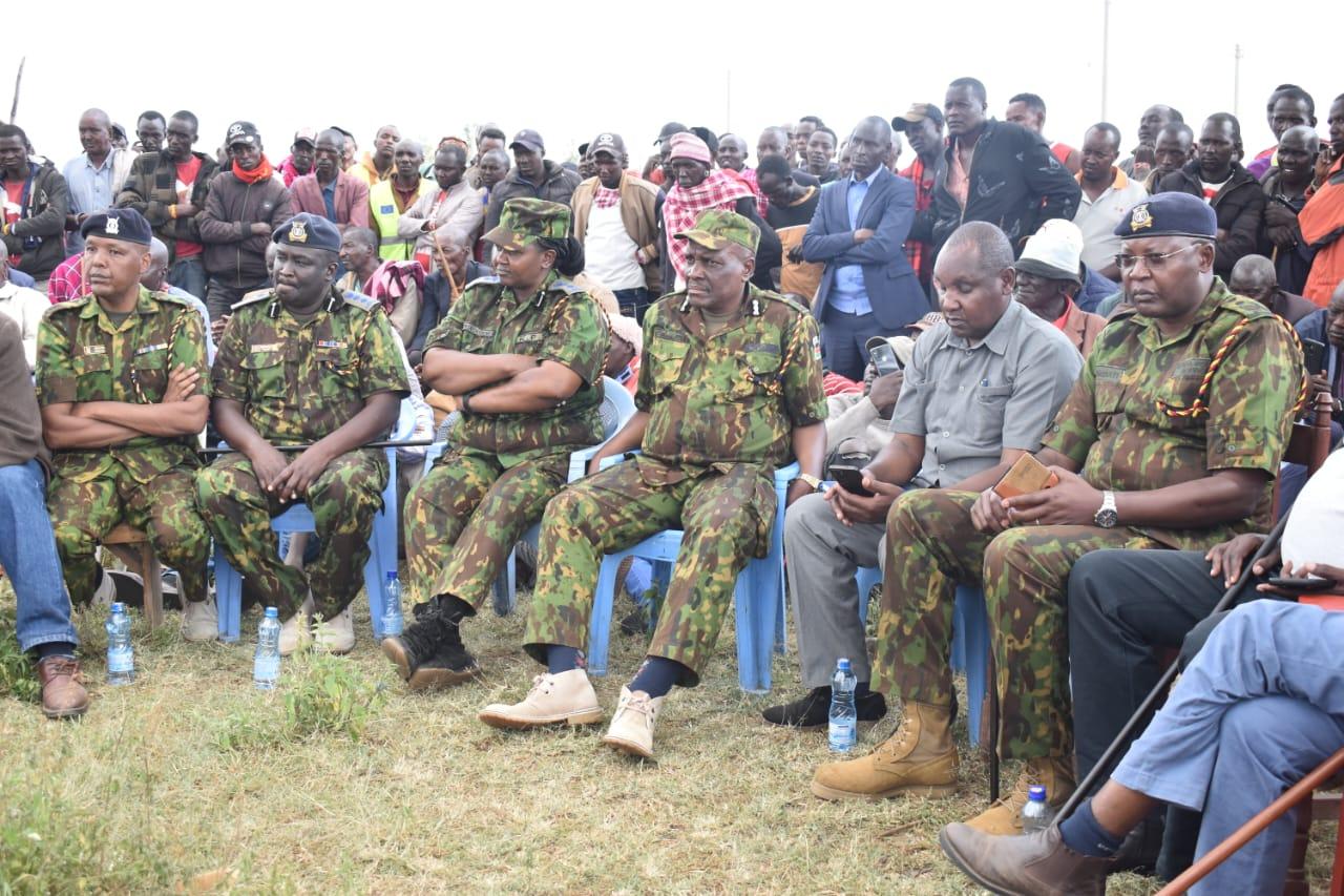 Police bosses visit Narok after violent clash between cops, mob