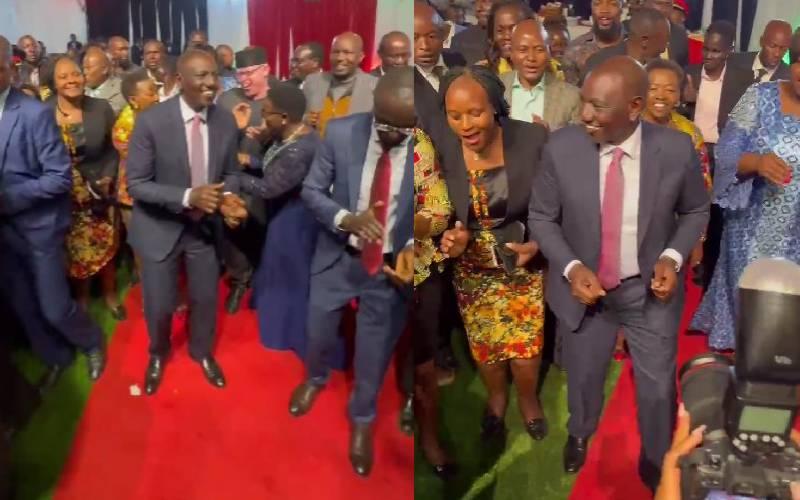 Cheers and laughter as Ruto dances to Kasongo song