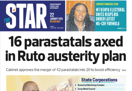 News Brief: 16 parastatals axed in Ruto austerity plan