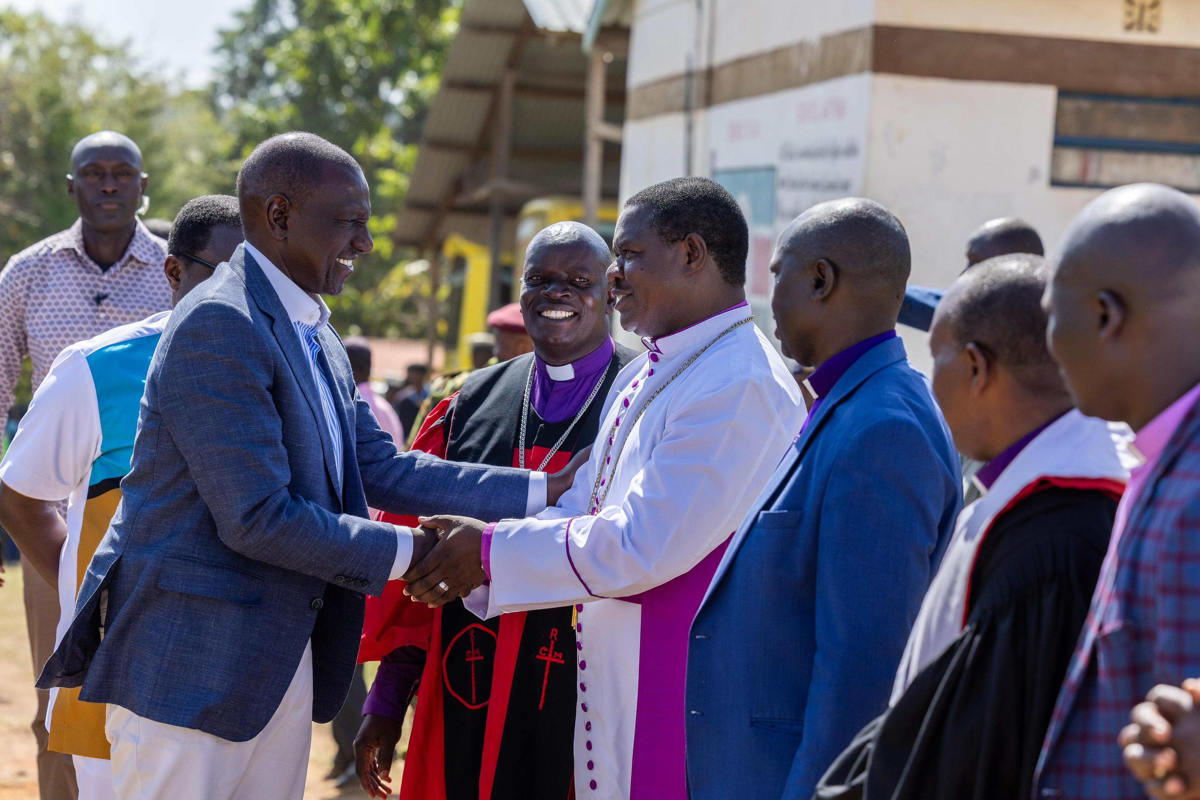 Ruto attends inter-denominational church service in Bungoma