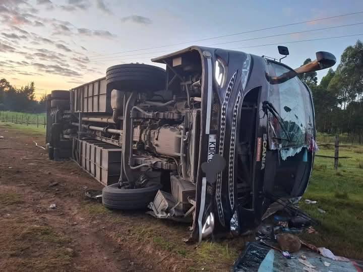 3  dead, 41 injured in bus accident on Londiani-Kisumu road