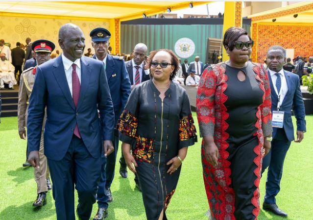 [PHOTOS] Waiguru joins Ruto to Angola for bilateral talks