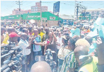 Bungoma residents protest against Wetang'ula ouster threat