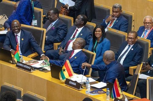 [PHOTOS] Ruto leads Kenya team in Addis as AUC vote begins