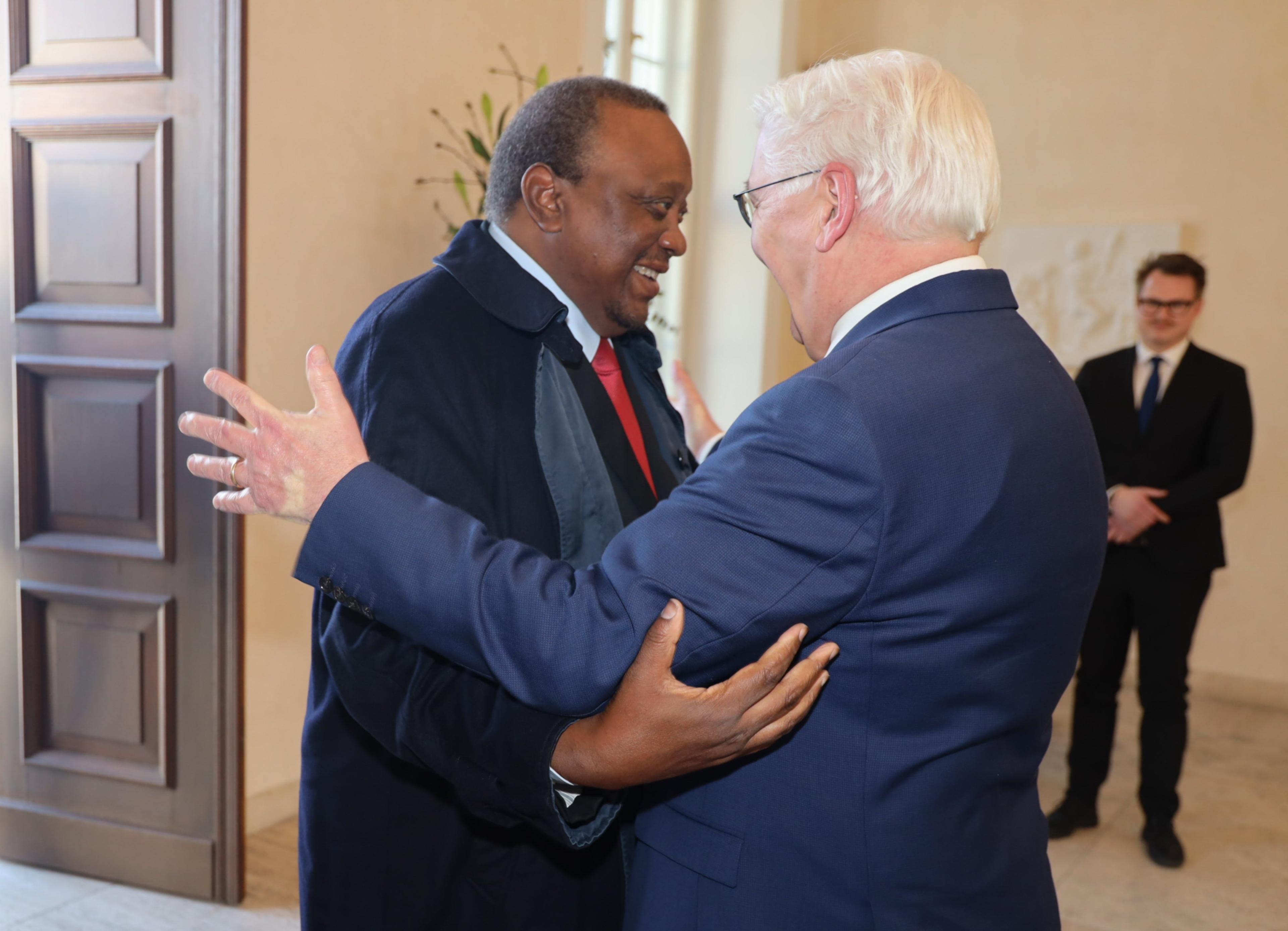 [PHOTOS] Uhuru meets German President Steinmeier in Berlin