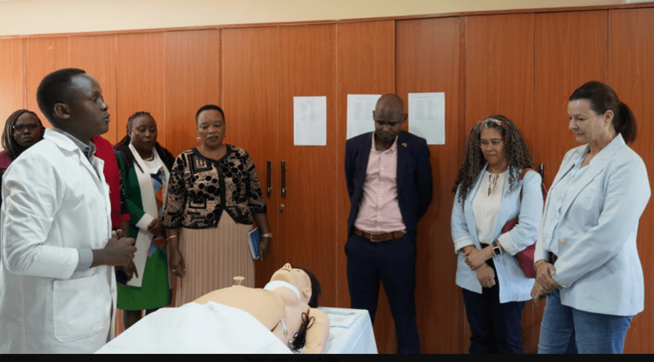 British envoy visits Suswa hospital dedicated to fighting FGM