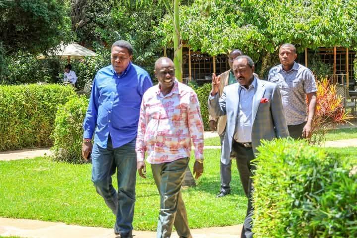 Gachagua, Kalonzo, and Wamalwa hold  talks in Nairobi