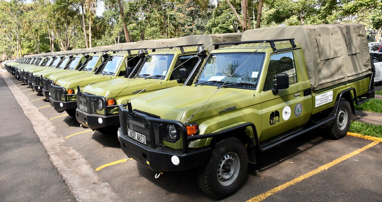 KWS receives fleet of Land Cruiser pickups to enhance operations