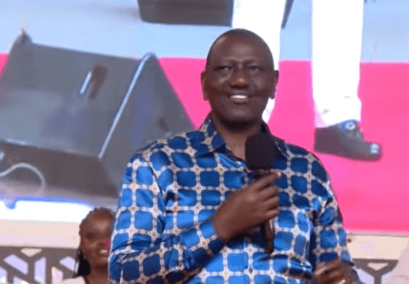 Ruto explains why he missed morning church service