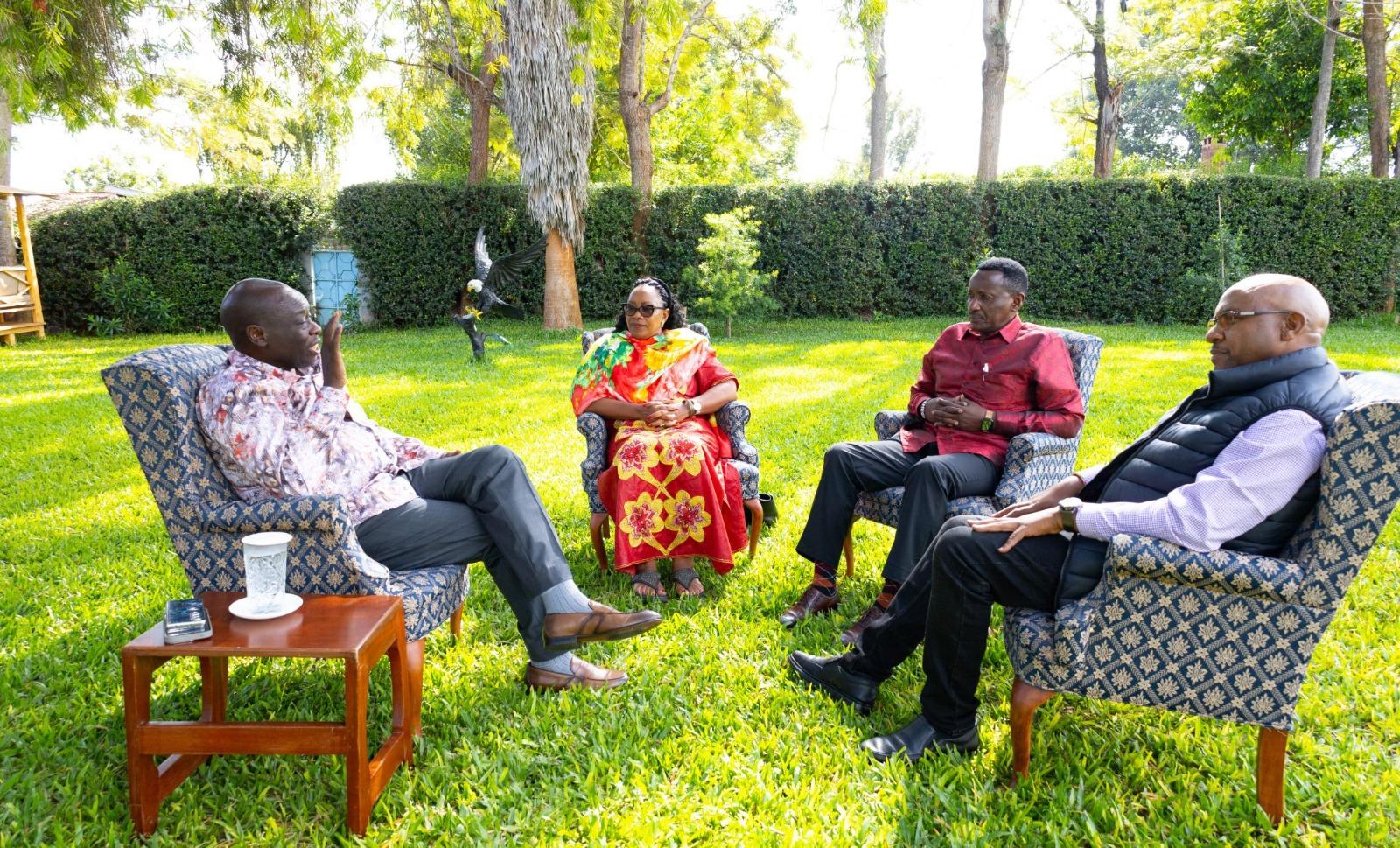 Ex-CS Cecily Kariuki visits Gachagua at Wamunyoro home