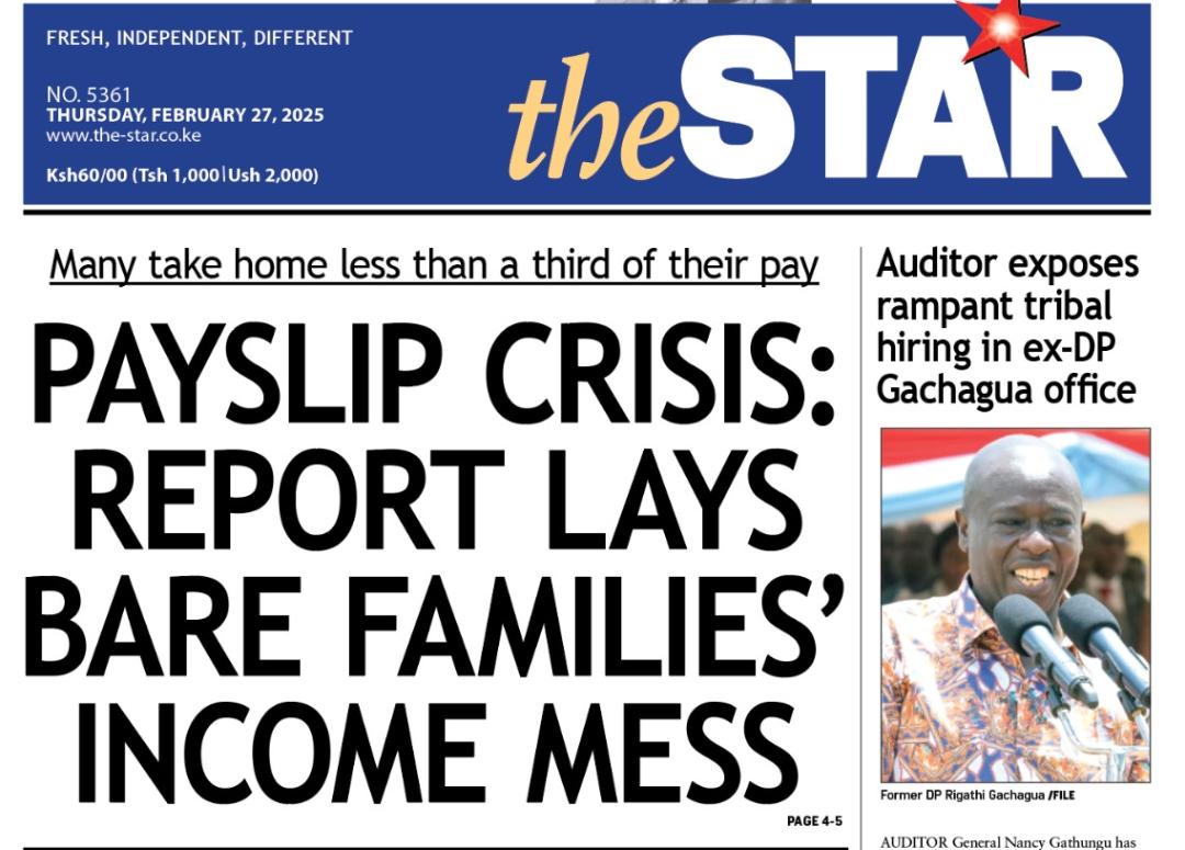 News Brief: Payslip crisis: Families' income mess