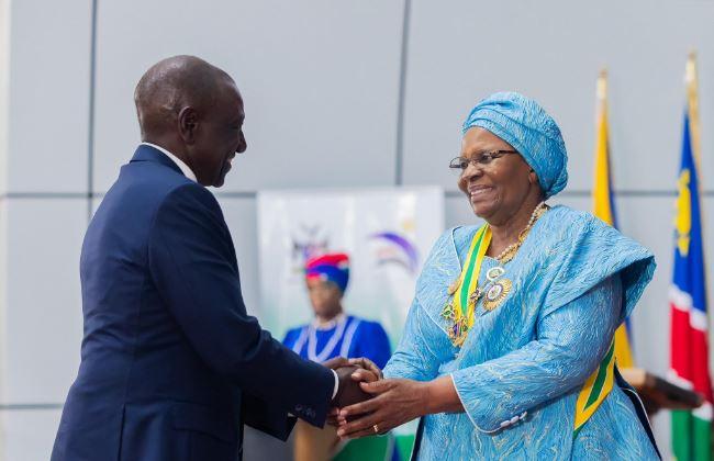 Ruto lauds Namibia as first female president assumes office