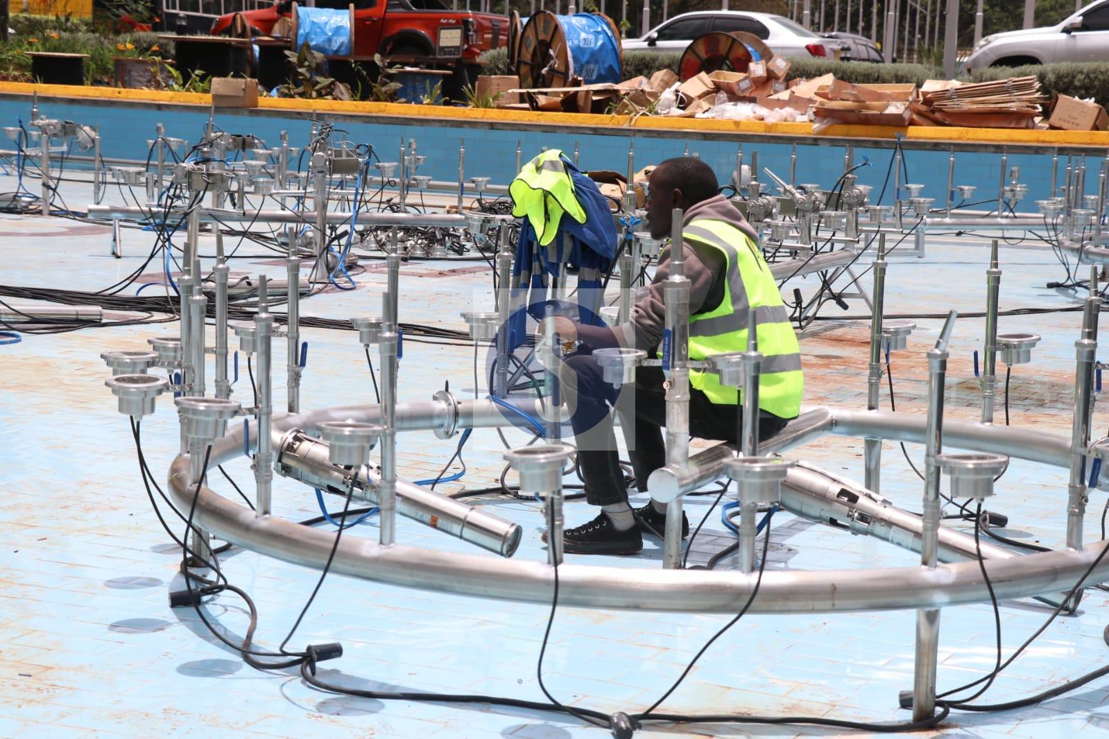 [PHOTOS] KICC unveils state of the art dancing fountains