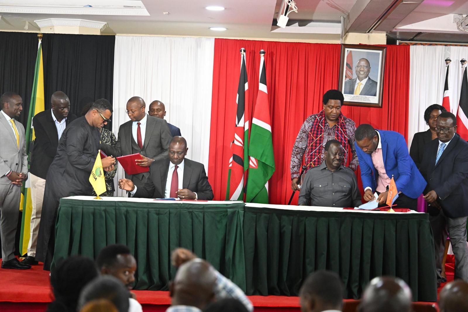 Ruto defends deal with Raila, says it'll help spur development