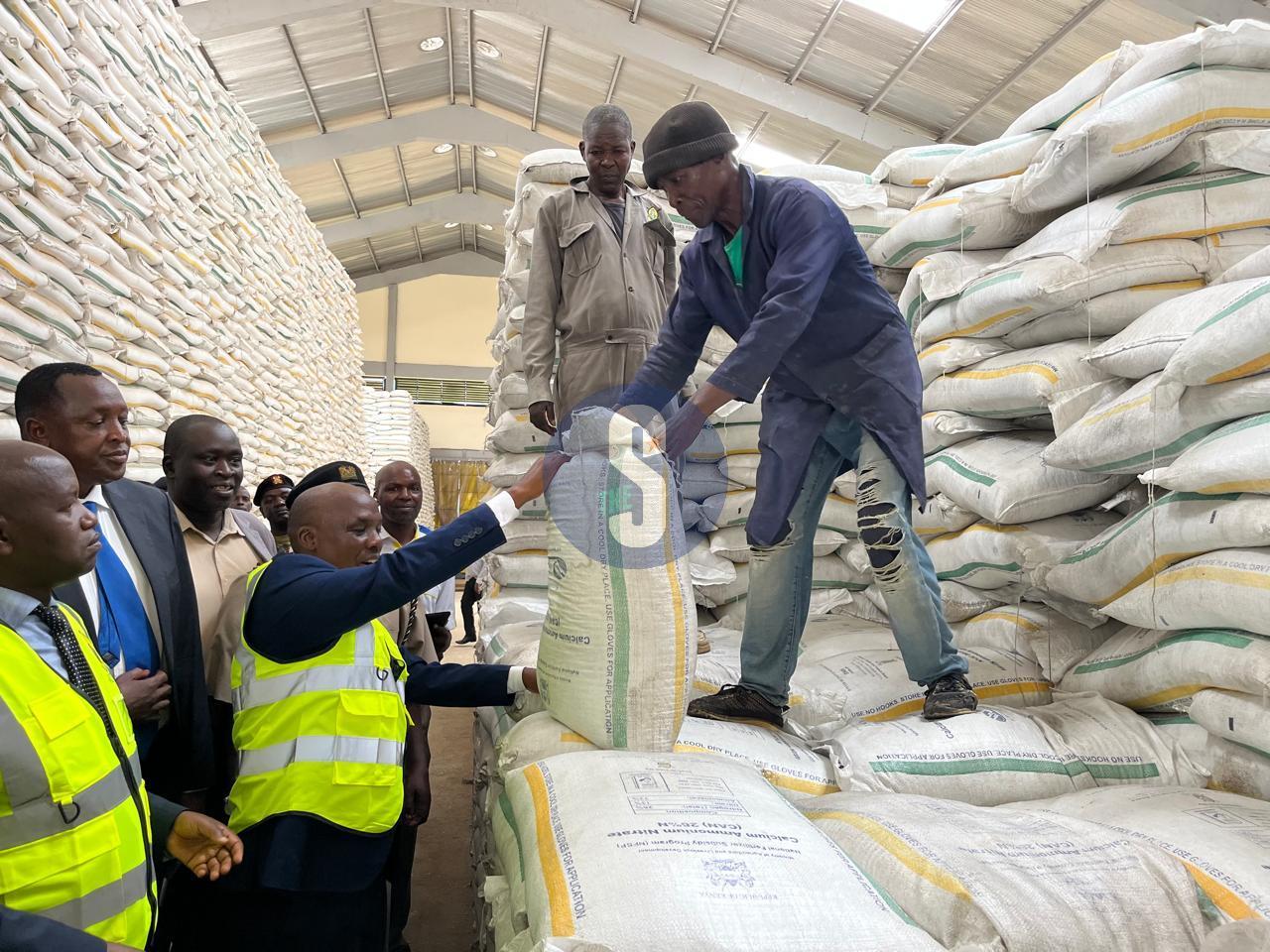 PHOTOS: Relief for farmers as fertiliser arrive at NCPB stores