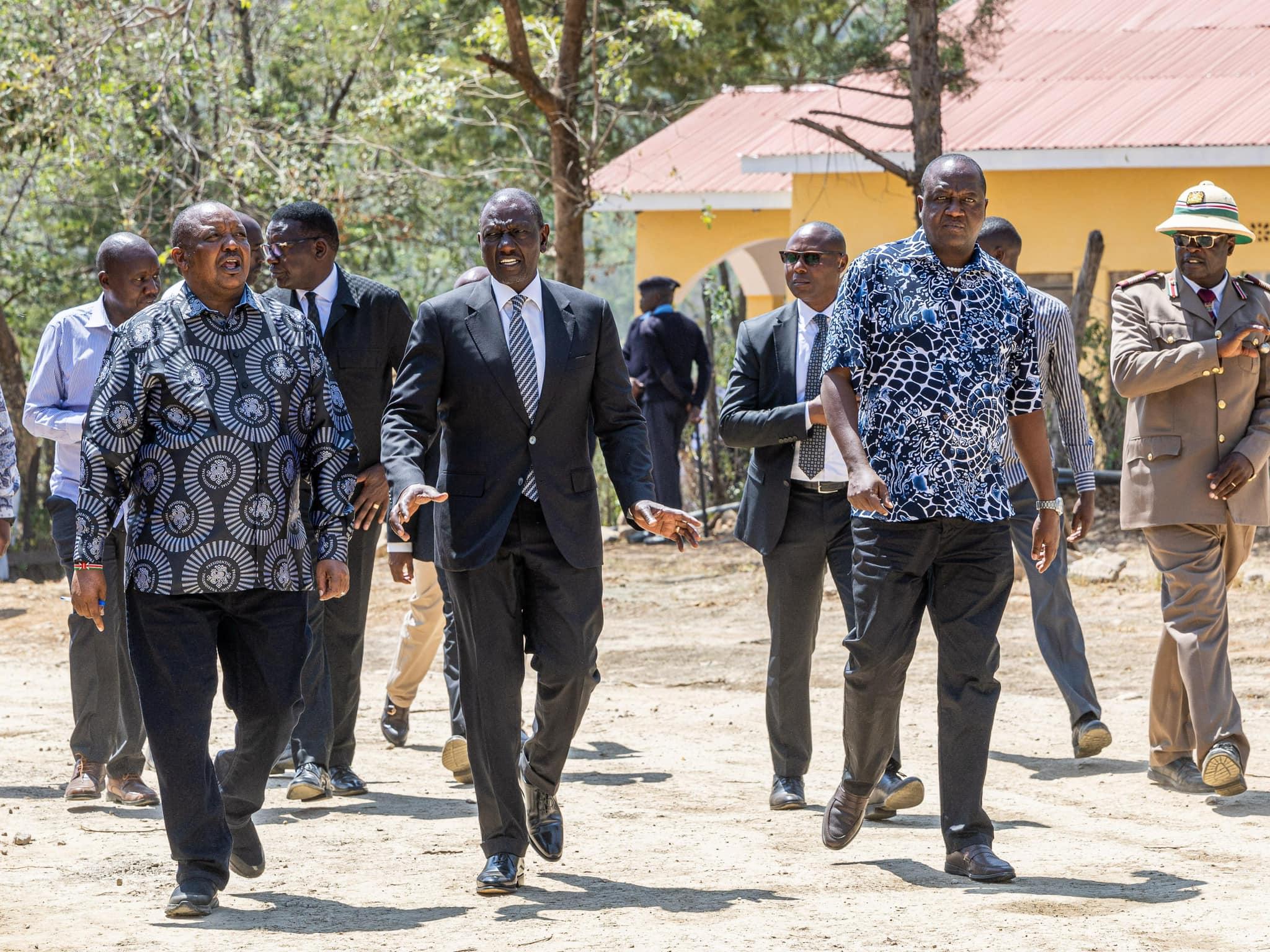 [PHOTOS] Ruto attends burial of Senator Cheptumo