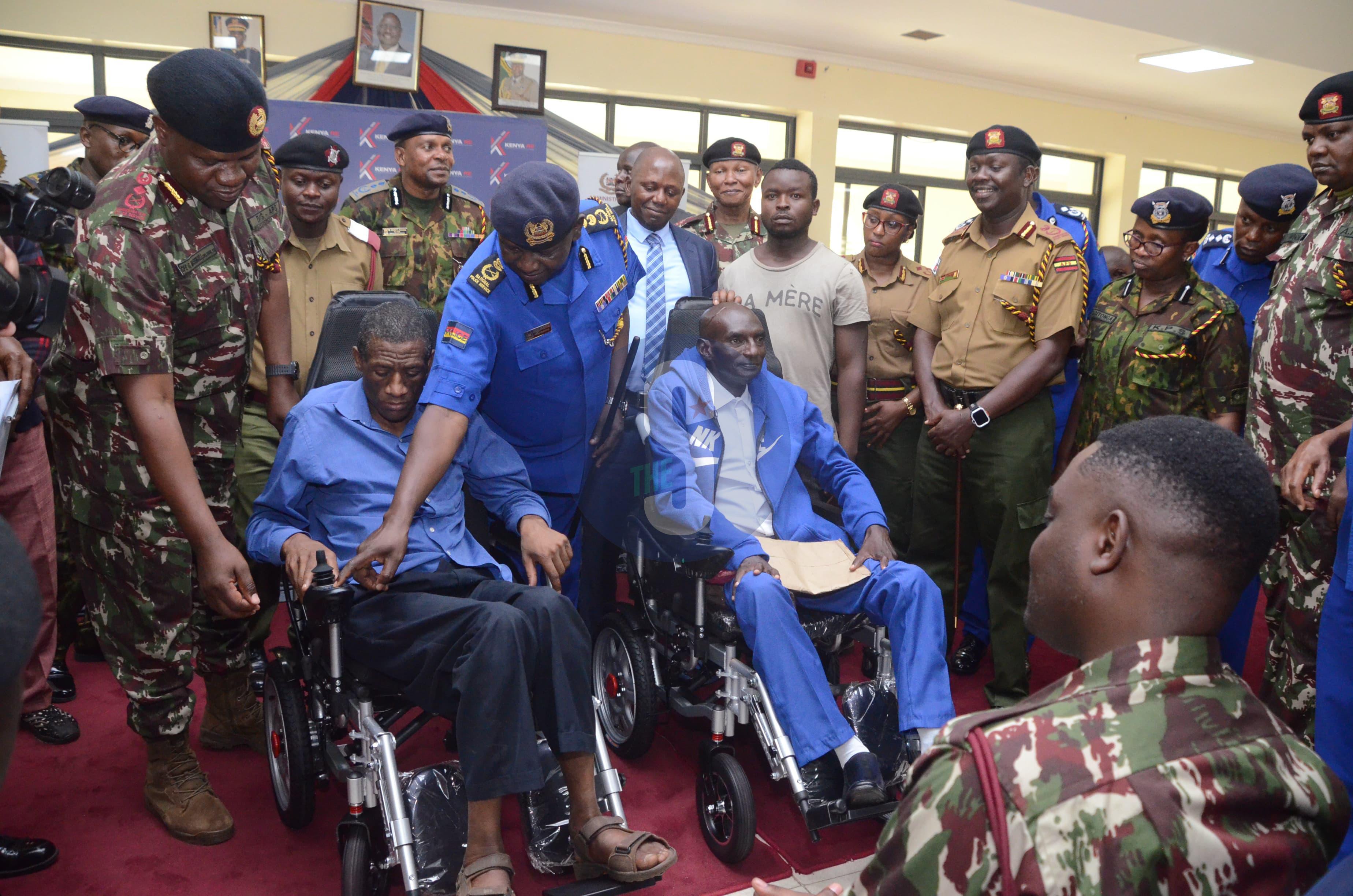 Disabled police officers get advanced mobility devices